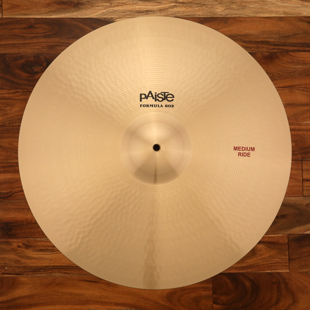 PAISTE 22" FORMULA 602 MEDIUM RIDE CYMBAL