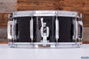 PEARL 14 X 6.5 CUSTOM CLASSIC SOLID SHELL MAPLE SNARE DRUM, MADE IN JAPAN, PIANO BLACK (PRE-LOVED)