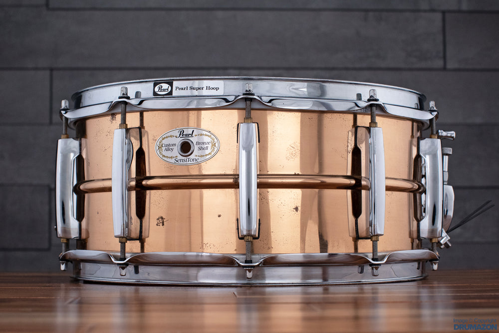 CustomShopCANOPUS Pearl SuperGripperSystem BrassSnare 14x6.5 