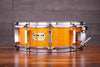 PORK PIE 14 X 5 MAPLE SNARE DRUM, AMBER SPARKLE