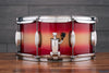 PORK PIE 14 X 6.5 HIP PIG SNARE DRUM, RED GOLD DUCO