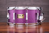 PORK PIE 14 X 6.5 MAPLE SNARE DRUM, PURPLE SPARKLE