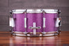 PORK PIE 14 X 6.5 MAPLE SNARE DRUM, PURPLE SPARKLE