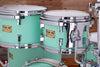 PORK PIE USA CUSTOM 5 PIECE DRUM KIT, SATIN SEAFOAM GREEN