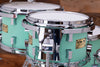 PORK PIE USA CUSTOM 5 PIECE DRUM KIT, SATIN SEAFOAM GREEN