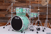 PORK PIE USA CUSTOM 5 PIECE DRUM KIT, SATIN SEAFOAM GREEN