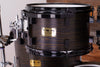 PORK PIE USA CUSTOM 5 PIECE DRUM KIT, WAVY EBONY VENEER