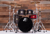 PORK PIE USA CUSTOM 5 PIECE DRUM KIT, WAVY EBONY VENEER