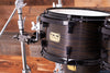 PORK PIE USA CUSTOM 5 PIECE DRUM KIT, WAVY EBONY VENEER