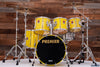 PREMIER RESONATOR 5 PIECE DRUM KIT, DECO YELLOW, (PRE-LOVED)