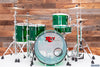 RCI STARLITE 5 PIECE ACRYLIC DRUM KIT, GREEN, PRE-LOVED