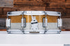 ROGERS 14 X 5 POWERTONE SNARE DRUM, GOLD & SILVER SPARKLE (PRE-LOVED)