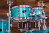 SAKAE OSAKA HERITAGE EVOLVED 4 PIECE MAPLE DRUM KIT, TURQUOISE CHAMPAGNE