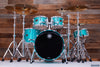 SAKAE OSAKA HERITAGE EVOLVED 4 PIECE MAPLE DRUM KIT, TURQUOISE CHAMPAGNE