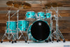 SAKAE OSAKA HERITAGE EVOLVED 6 PIECE MAPLE DRUM KIT, TURQUOISE CHAMPAGNE