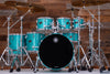 SAKAE OSAKA HERITAGE EVOLVED 6 PIECE MAPLE DRUM KIT, TURQUOISE CHAMPAGNE