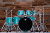 SAKAE OSAKA HERITAGE EVOLVED 6 PIECE MAPLE DRUM KIT, TURQUOISE CHAMPAGNE