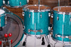 SAKAE OSAKA HERITAGE EVOLVED 6 PIECE MAPLE DRUM KIT, TURQUOISE CHAMPAGNE