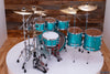 SAKAE OSAKA HERITAGE EVOLVED 6 PIECE MAPLE DRUM KIT, TURQUOISE CHAMPAGNE