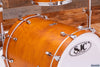 SJC CUSTOM SHOP 3 PIECE DRUM KIT, PADAUK VENEER (PRE-LOVED)