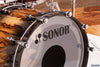 SONOR SQ2 4 PIECE DRUM KIT, BIRCH, CANDY BLACK BURST OVER AFRICAN MARBLE (PRE-LOVED)