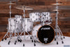 SONOR SQ2 6 PIECE DRUM KIT, MEDIUM BIRCH, WHITE SPARKLE LACQUER (PRE-LOVED)