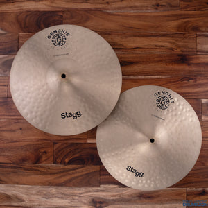 STAGG 14" GENGHIS CLASSIC MEDIUM HI-HAT CYMBALS (PAIR) (PRE-LOVED)