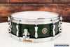 TAMA 14 X 5 STARPHONIC SNARE DRUM LIMITED EDITION EMERALD FIGURED MAPLE, (PRE-LOVED)