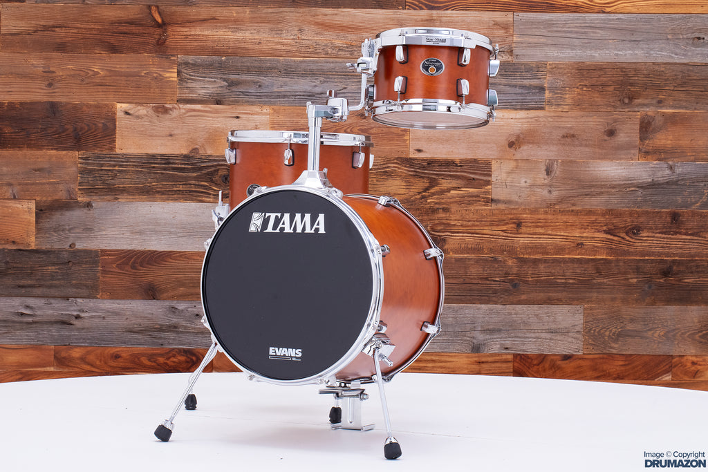 TAMA SILVERSTAR BIRCH 3 PIECE METRO JAM DRUM KIT, ANTIQUE BROWN (PRE-LOVED)