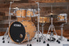 TAMA STARCLASSIC MAPLE EXOTIC 4 PIECE DRUM KIT, FIGURED MAPLE GLOSS (PRE-LOVED)