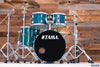 TAMA 1980'S SUPERSTAR 4 PIECE DRUM KIT, AQUA MARINE (PRE-LOVED)