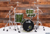 TAMBURO VOLUME 4 PIECE 418 ACRYLIC SHELL DRUM KIT, GREEN