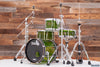 TAMBURO VOLUME 4 PIECE 418 ACRYLIC SHELL DRUM KIT, GREEN