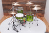 TAMBURO VOLUME 4 PIECE 418 ACRYLIC SHELL DRUM KIT, GREEN