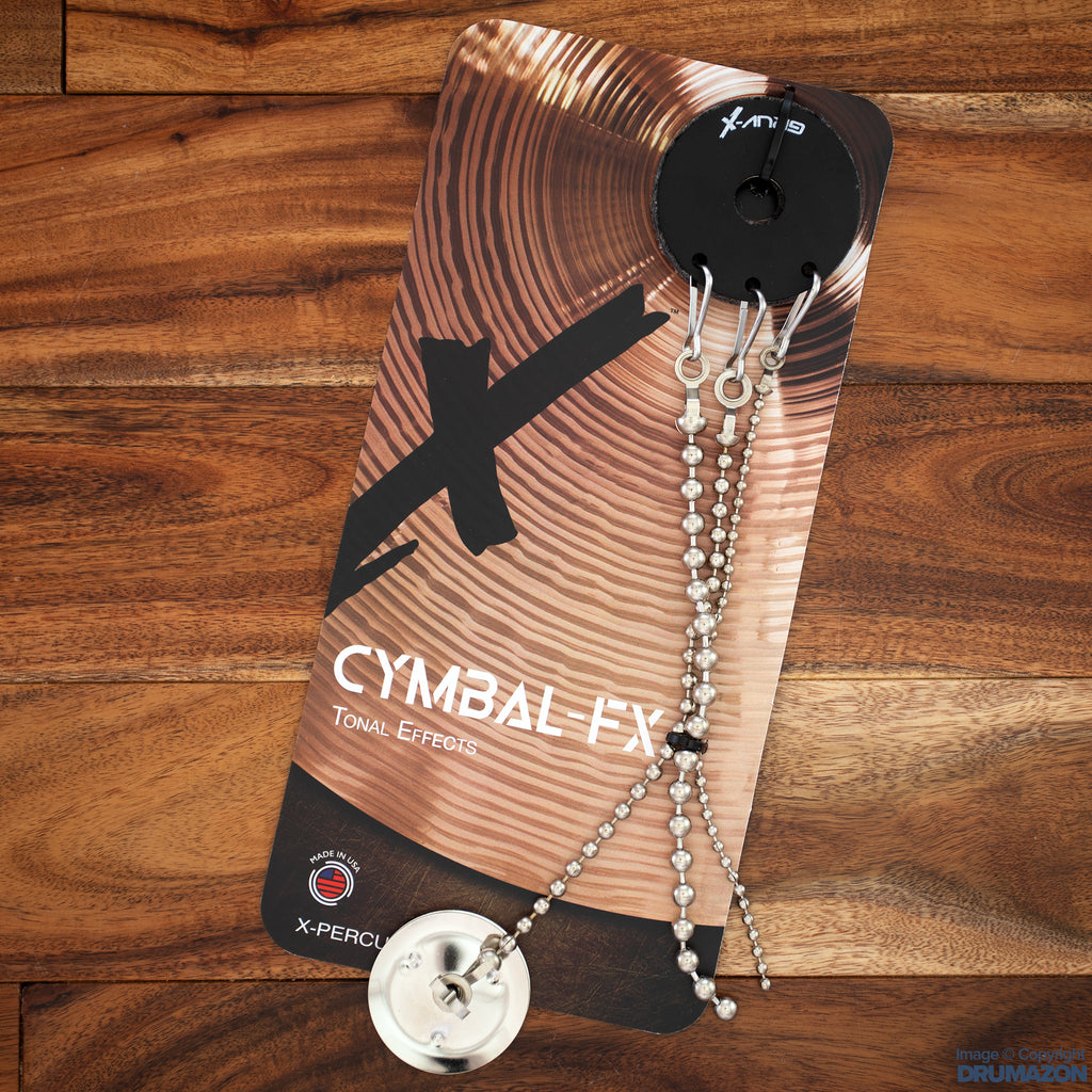 X-PERCUSSION CYMBAL-FX CUSTOMIZABLE CYMBAL SIZZLE CHAIN