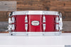 YAMAHA 14 X 6 ABSOLUTE HYBRID MAPLE SNARE DRUM, RED AUTUMN (PRE-LOVED)