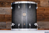 YAMAHA 16 X 15 ABSOLUTE MAPLE CUSTOM NOUVEAU FLOOR TOM, BLACK SPARKLE SUNBURST, (PRE-LOVED)