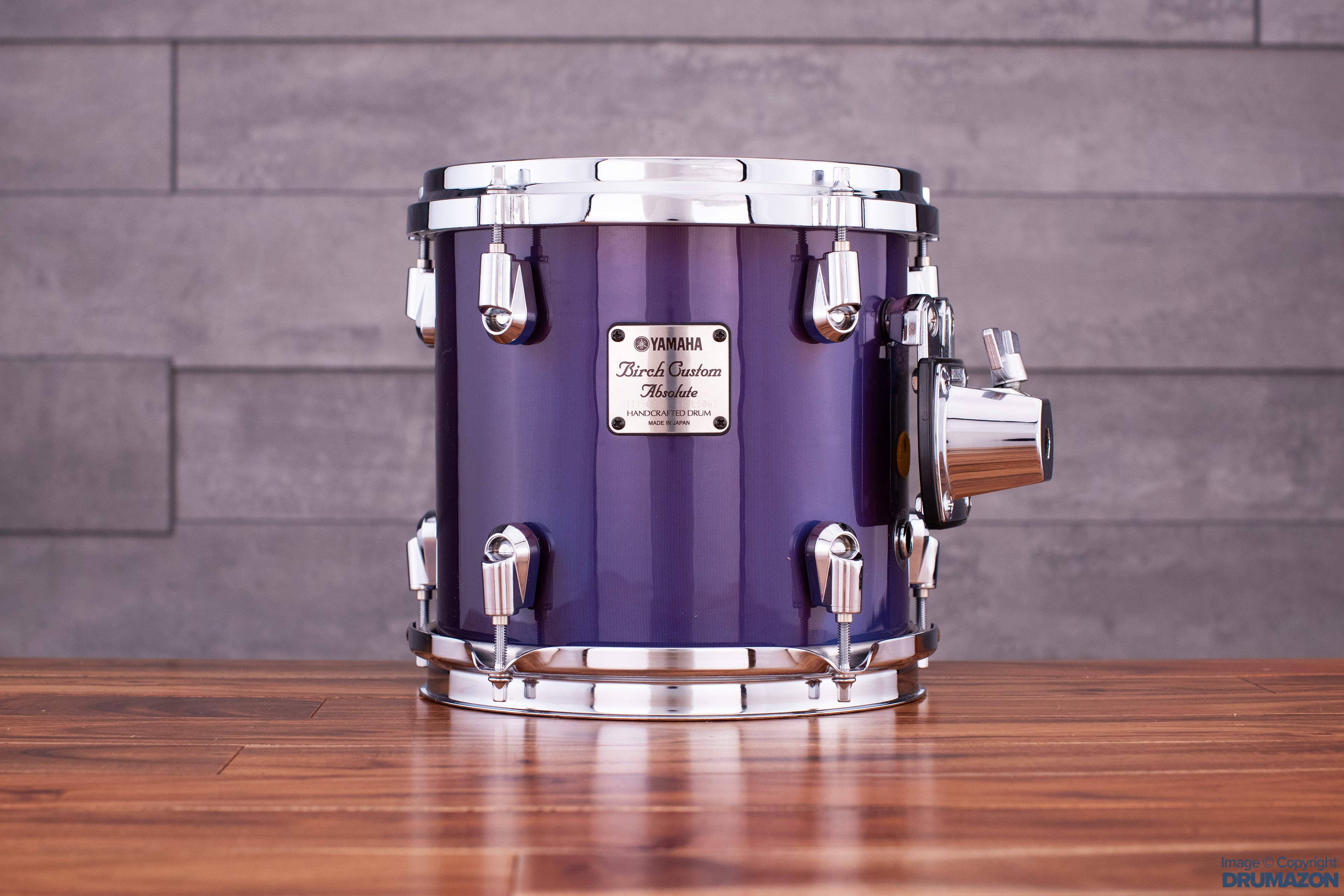 YAMAHA 8 X 8 ABSOLUTE BIRCH CUSTOM NOUVEAU TOM, PURPLE, (PRE-LOVED) –  Drumazon