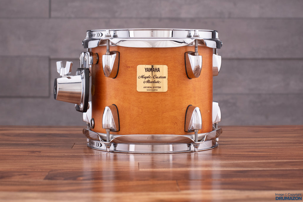 YAMAHA 8 X 7 ABSOLUTE MAPLE CUSTOM TOM, VINTAGE NATURAL, (PRE-LOVED) –  Drumazon