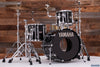 YAMAHA RECORDING CUSTOM (9000) 3 PIECE DRUM KIT, PIANO BLACK (PRE-LOVED)