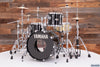 YAMAHA RECORDING CUSTOM (9000) 3 PIECE DRUM KIT, PIANO BLACK (PRE-LOVED)