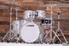 YAMAHA ABSOLUTE HYBRID MAPLE 5 PIECE DRUM KIT, SILVER SPARKLE