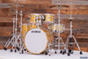 YAMAHA ABSOLUTE HYBRID MAPLE 5 PIECE DRUM KIT, GOLD CHAMPAGNE SPARKLE (PRE-LOVED)