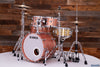 YAMAHA ABSOLUTE HYBRID MAPLE 5 PIECE DRUM KIT, PINK CHAMPAGNE SPARKLE (PRE-LOVED)