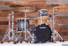 YAMAHA MAPLE CUSTOM ABSOLUTE NOUVEAU 3 PIECE BOP DRUM KIT, BLACK SPARKLE SUNBURST (PRE-LOVED)