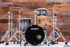 YAMAHA MAPLE CUSTOM ABSOLUTE NOUVEAU 3 PIECE BOP DRUM KIT, BLACK SPARKLE SUNBURST (PRE-LOVED)