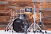 YAMAHA MAPLE CUSTOM ABSOLUTE NOUVEAU 3 PIECE BOP DRUM KIT, BLACK SPARKLE SUNBURST (PRE-LOVED)