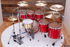 YAMAHA PHOENIX PHX 6 PIECE DRUM KIT, TEXTURED RED GARNET