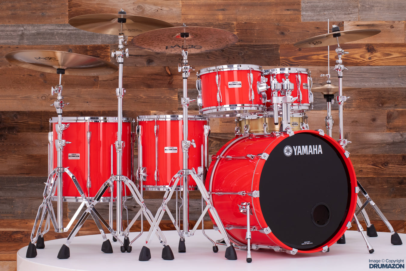 Basix Custom Series Drum Set Rot/ red shops Schlagzeug