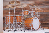 YAMAHA RECORDING CUSTOM 6 PIECE DRUM KIT, REAL WOOD